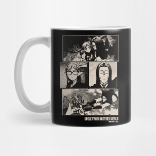 Isekai Ojisan Gloomy Halftone Fanart Design Mug